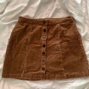 Corduroy skirt